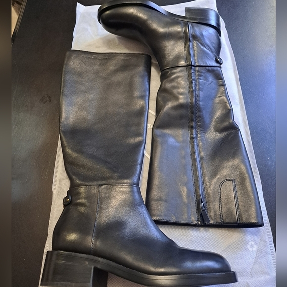 NIB Sam Edelman Mable Knee High Leather Riding Boot Size 6 - Picture 1 of 13